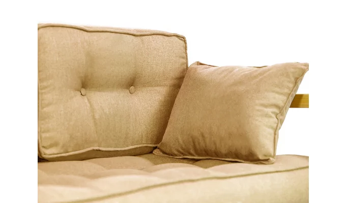 Диван двухместный DEmoku Д-2 бежевый-натуральный_2