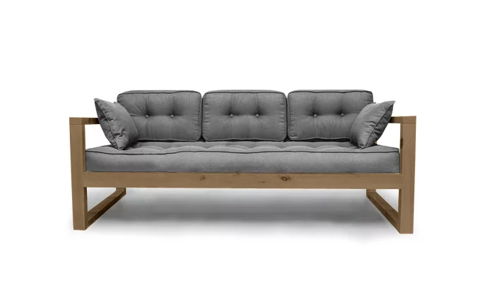 Диван трехместный DEmoku Д-3 серебристо-серый_холодный серый_0