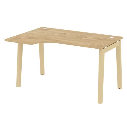 Стол эргономичный левый ONIX WOOD OW.SA-2(L) Тиквуд Светлый/Светлый_0
