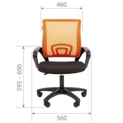 Кресло оператора CHAIRMAN 696 LT N Серый_4