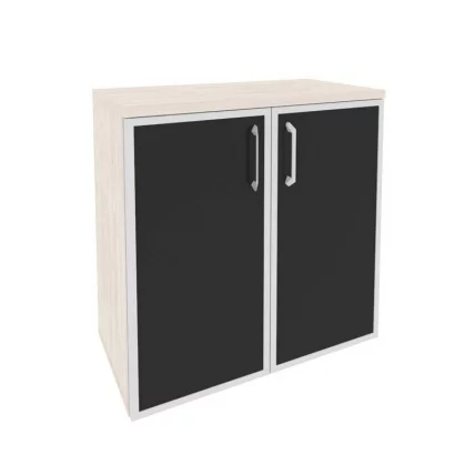 Шкаф низкий широкий ONIX O.ST-3.2R black Денвер Светлый_0