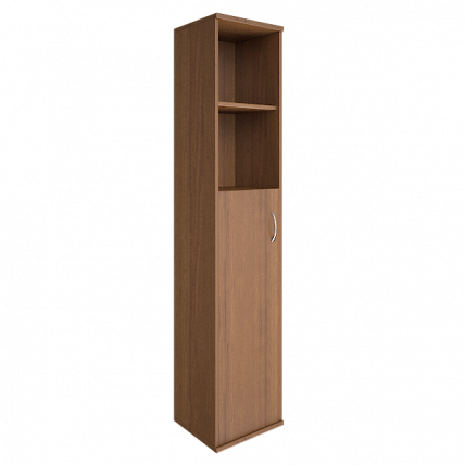 Шкаф высокий узкий левый Riva А.СУ-1.6 Л Орех Гварнери_0