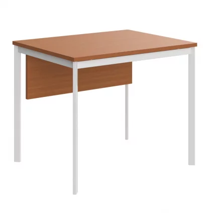 Стол прямой IMAGO-S СП-1SD груша ароза белый полуматовый_0