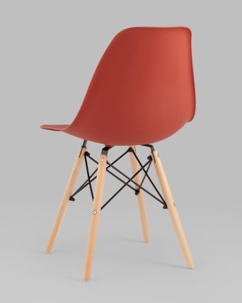 Стул Еамес Стйле ДСВ терракотовый 4 шт. комплект (разборный каркас) / Eames Style DSW_5