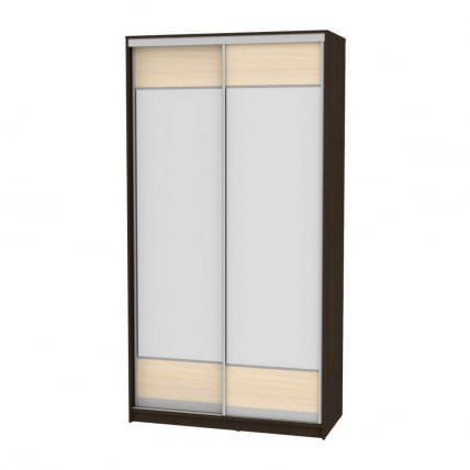 Шкаф-купе B-220х120х60-1(Венге-ДМ-D8D8)_0