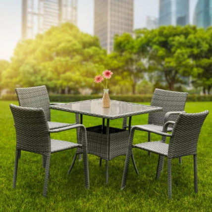 Комплект мебели AFM-4030G Grey (4+1)_0