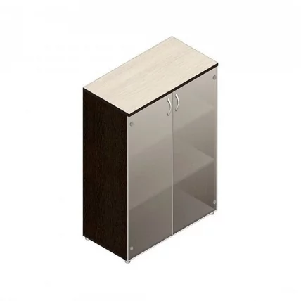 Шкаф для документов с тонированными стеклами Р.Шс-3СТ дуб молочный_0