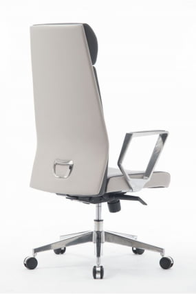 Кресло офисное LONDON LUX Темно-светло серый_4