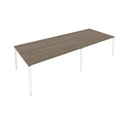 Переговорный стол (2 столешницы) Metal System Б.ПРГ-2.4 Вяз/Белый_0