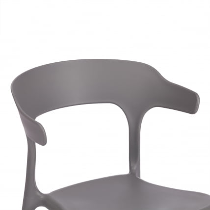 Стул TON (mod. PC33) пластик, 49 x 52 x 74 см, Dark-grey (темно-cерый) 15537_5