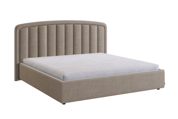 Кровать 1.8 Сиена 2 с подъем. механизмом ZP.KM1.8-03 какао (велюр)_0