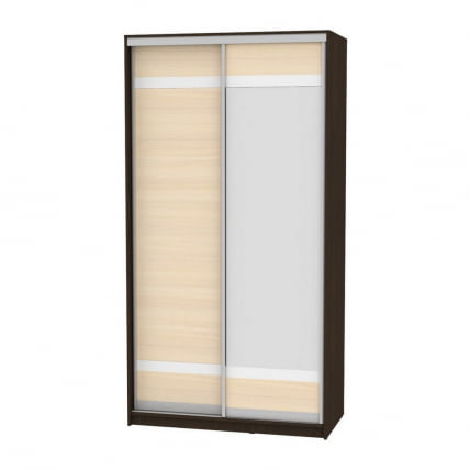 Шкаф-купе B-220х120х60-3(Венге-ДМ-D9D10)_0