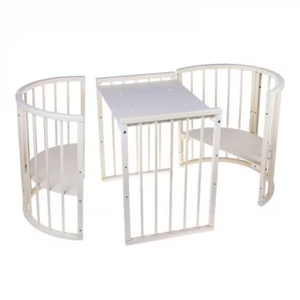 Кровать-трансформер 6-в-1 Merry Happy 01 Слоновая кость_3