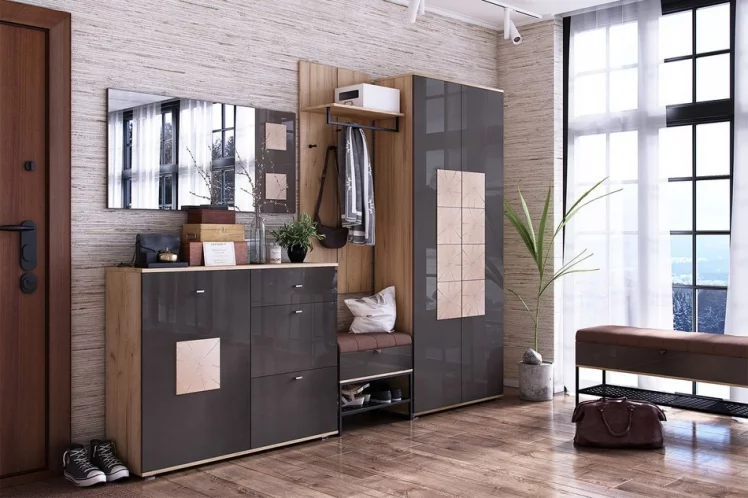 Комод комбинированный Фиджи ЛД 659.350.000 Дуб золотой Антрацит_3