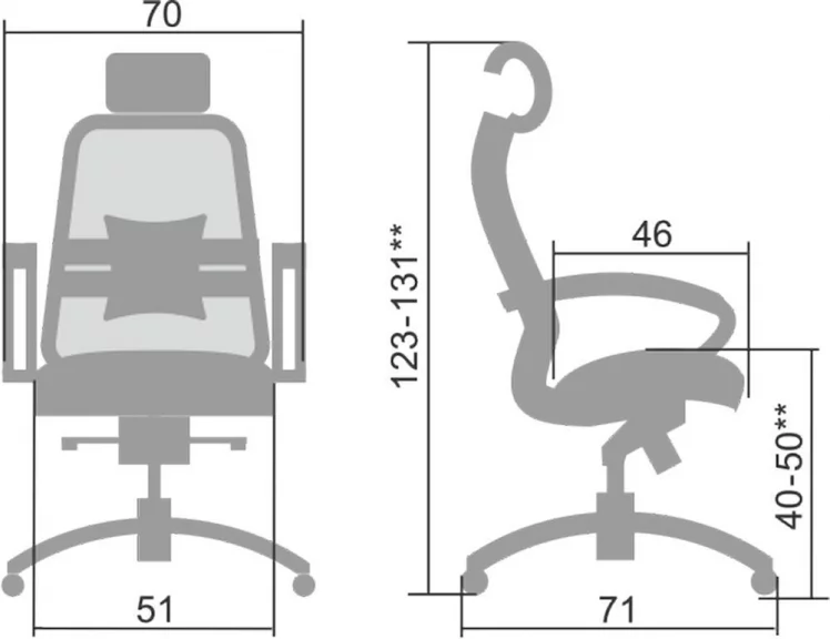 Кресло руководителя Samurai SL-2.04 Бежевое_4