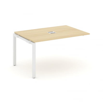 Проходной наб. элем. перег. стола Стайл Проджект СН-59П.НСПРГ-002 Акация Лорка/Металл Белый 1180*980 / SN-59P.NSPRG-002_0