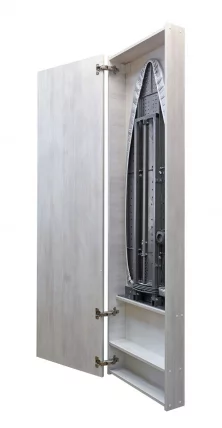 Шкаф со встроенной гладильной доской Iron Box (левый) Беленый дуб_2