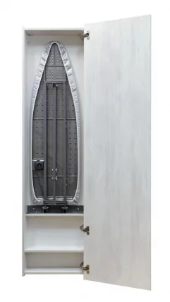 Шкаф со встроенной гладильной доской Iron Box (правый) Беленый дуб_0