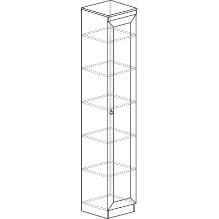 Шкаф многоцелевой (Инна) 601 Денвер темный_1