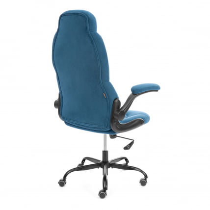 Кресло геймерское BAZUKA metalBL велюр, синий, 32_2