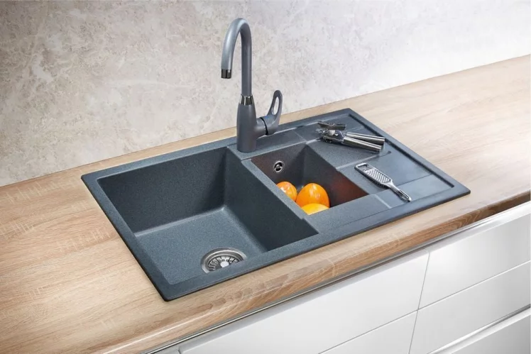Кухонная мойка GRANULA 7802 Базальт_1
