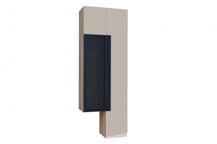 Шкаф с витриной Кёльн ЛД.674.020.000 Дуб Золотой/Кашмир_0