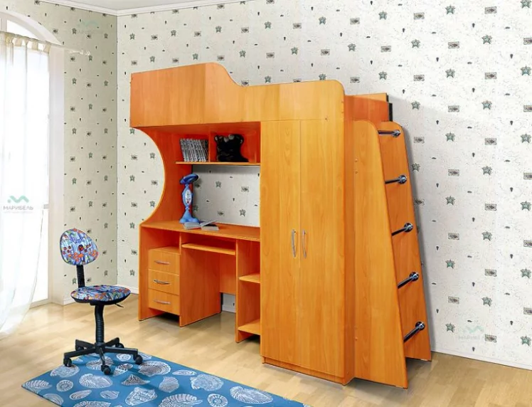 Набор для детской Кораблик (Вишня оксфорд)_0