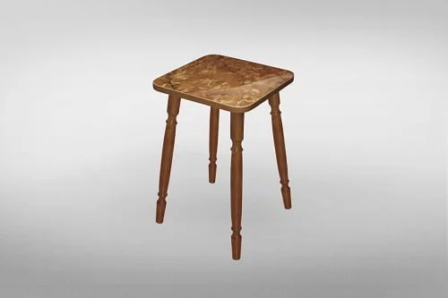 Табурет ЛДСП Орех Ноги Орех КОМПЛЕКТ 2 шт._0