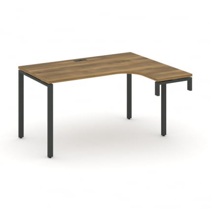 Стол-надставка на опорную тумбу (правый) CONCEPT CN.OSAN-001(R) Сандал Янтарный Антрацит_0