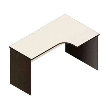 Стол компьютерный угловой Р.РС-14 (правый) Венге/дуб молочный_0