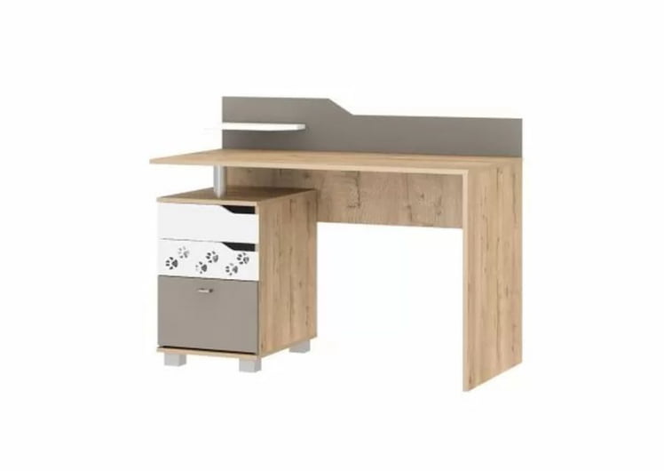 Комплект мебели для комнаты подростка Хаски №02 Дуб Ирландский Мокко Белый_4