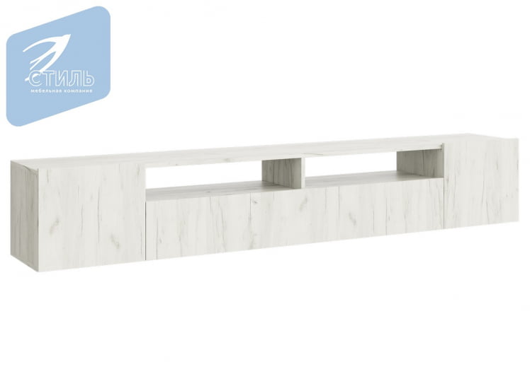 Тумба под ТВ Соло-16 TV Дуб крафт белый_2