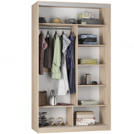 Шкаф-купе Б-230х135х60-2(Белый-Д9Д10) / B-230х135х60-2(Белый-D9D10)_1