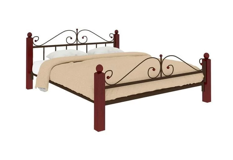 Кровать Диана Lux plus 1400х1900 Коричневая_0