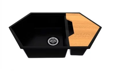 Разделочная доска Kit Kraken CREEK-2 массив бука дерево 450*283*25 78169_0