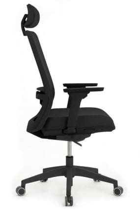 Кресло Ворк В-218C БЛАCК Черный / Work W-218C BLACK_1