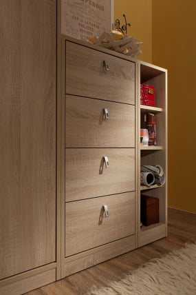 Тумба 15 Комфорт Дуб Сонома (прихожая)_2