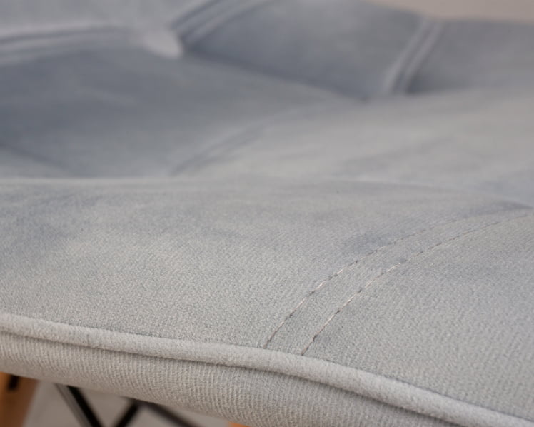 Стул обеденный DOBRIN BENNET Пудрово-голубой велюр HLR-15_7