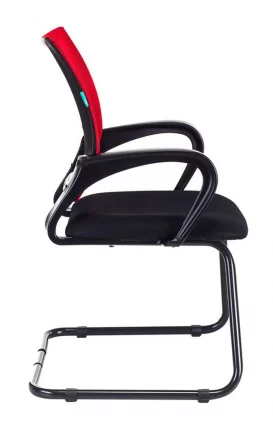 Кресло для посетителя Бюрократ CH-695N-AV Красный_2