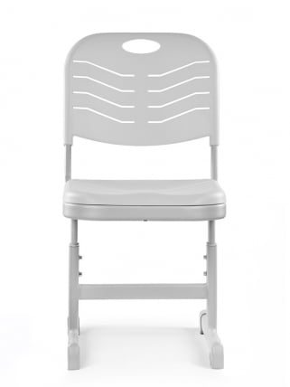 Стул ученический пластиковый регулируемый (рост 5-7) Серый_1