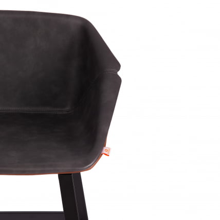 Стул барный DORO (mod. 9088S) пластик/металл, 53,5 х 52 х 74 х 97,5 см , Grey (Cерый) 7 / Brown (Коричневый) 9 / черный_5