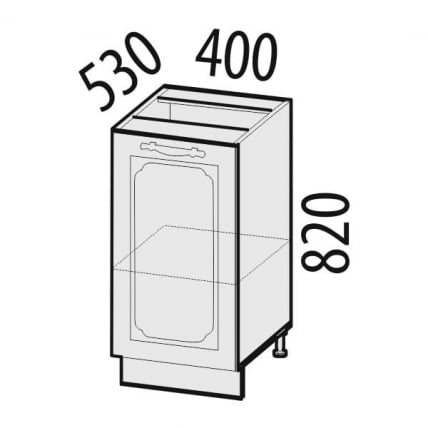 Стол лев/прав Милана 23.54 Сосна Астрид/Ваниль_1