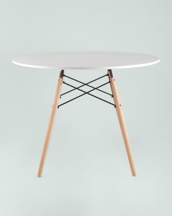 Стол DSW D100 Белый_2