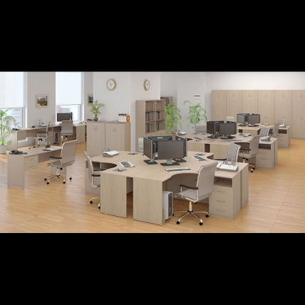 Мебель для персонала Nova S №1 Бук Артизан_0