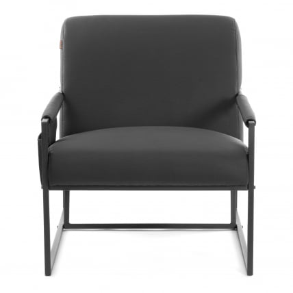 Кресло Charli LUX/Чарли Люкс экокожа , Sharp Черный, 70х80х82 см_4