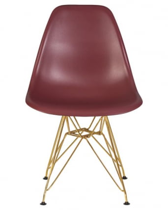 Стул обеденный ДОБРИН ДСР (ножки золотые, цвет сливовый (Р-13)) 4 шт / DOBRIN DSR (R-13))_6