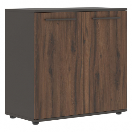Шкаф с глухими малыми дверьми EDIS ELCS 85.1 Дуб Денвер темный Мокко Мокко_0