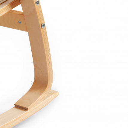 Кресло-качалка mod. AX3005 дерево береза, ткань: полиэстер/хлопок, 61х94,5х104 см, дерево: дуб #3, ткань бежевая 1501-4_12