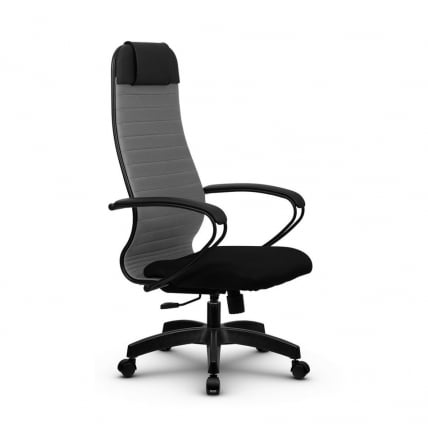 Кресло офисное МЕТТА B 1b 21/K130, Основание 17831 Комплект 1 Светло-серое Черное_1