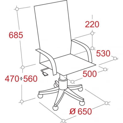 Кресло руководителя Echair-541 TL 342974 Черное_2
